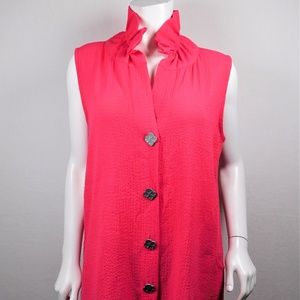 Soft Surroundings Ruffle Tunic Dress Top M